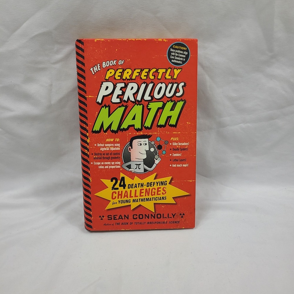 The Book of Perfectly Perilous Math Sean Connolly Hardcover STEM Math Puzzle Act